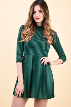 Rochie Sister Point Cake Navy/Leaf